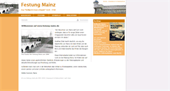 Desktop Screenshot of festung-mainz.de