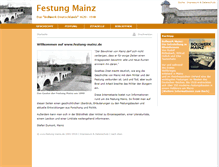 Tablet Screenshot of festung-mainz.de